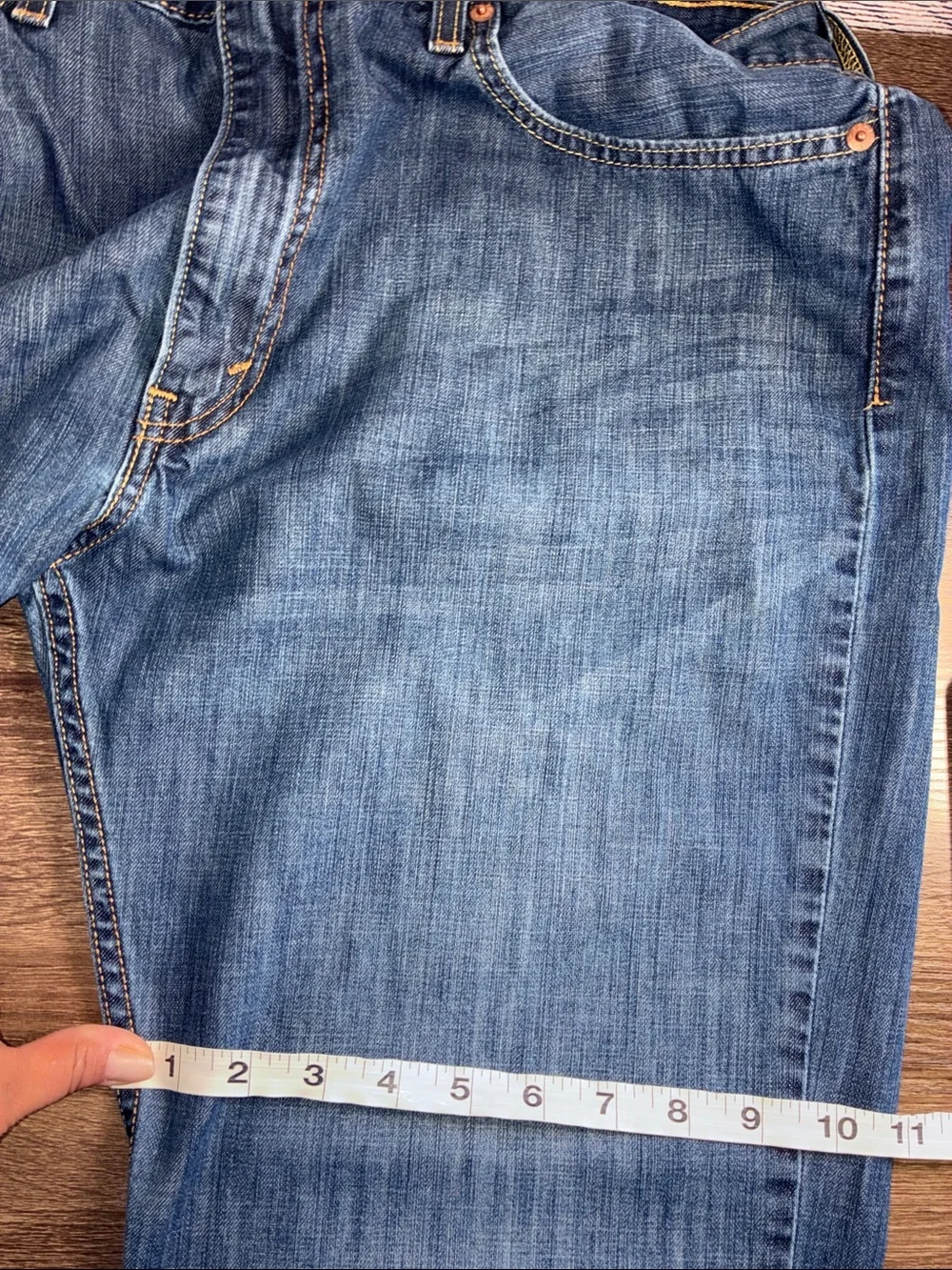Levi’s 38x32 Used Men's Blue Denim 527 Jeans